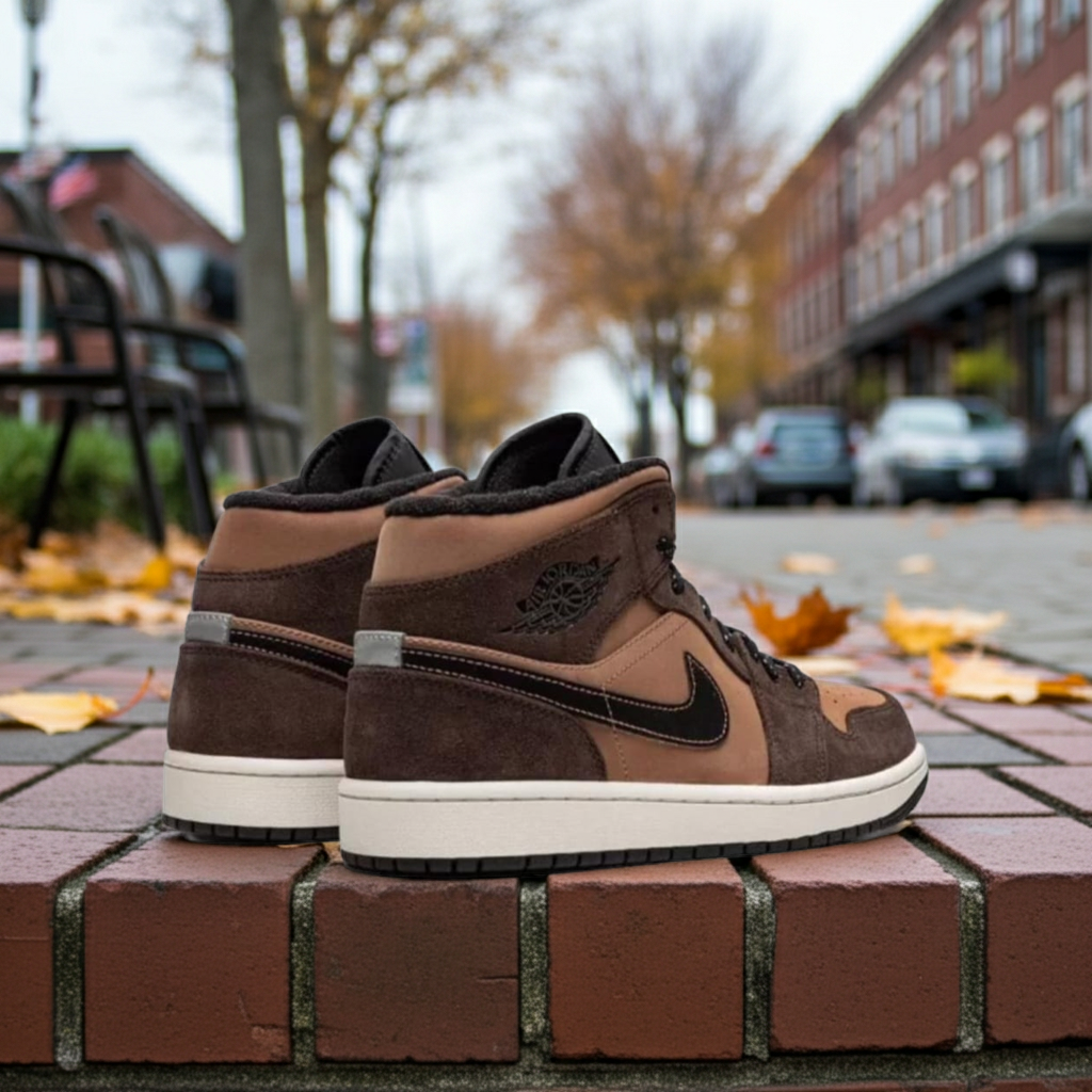 Air Jordan 1 Mid SE 'Dark Chocolate' – Earth Tone Brown