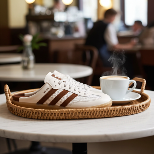 Adidas Samba OG – Cloud White / Dark Brown / Gum