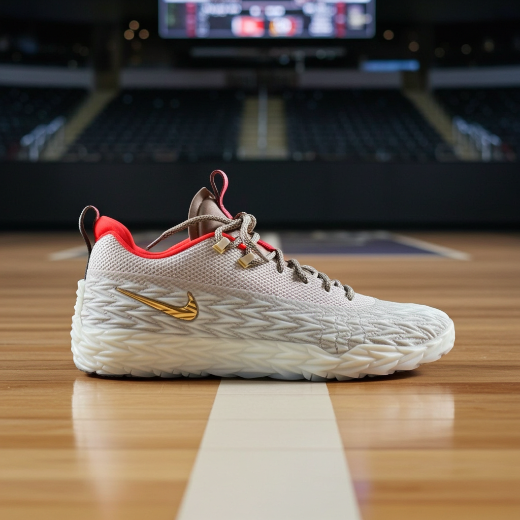 Nike S.T. Charge 'Cade Cunningham PE' – College Grey/Metallic Gold-Crimson