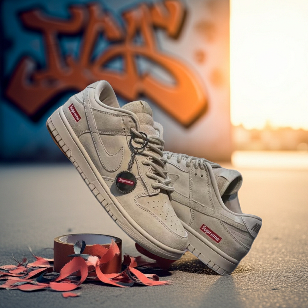 Nike SB Dunk Low x Supreme 'Beige Suede' – Oatmeal/Sand