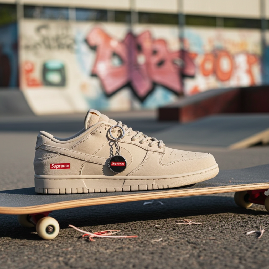 Nike SB Dunk Low x Supreme 'Beige Suede' – Oatmeal/Sand