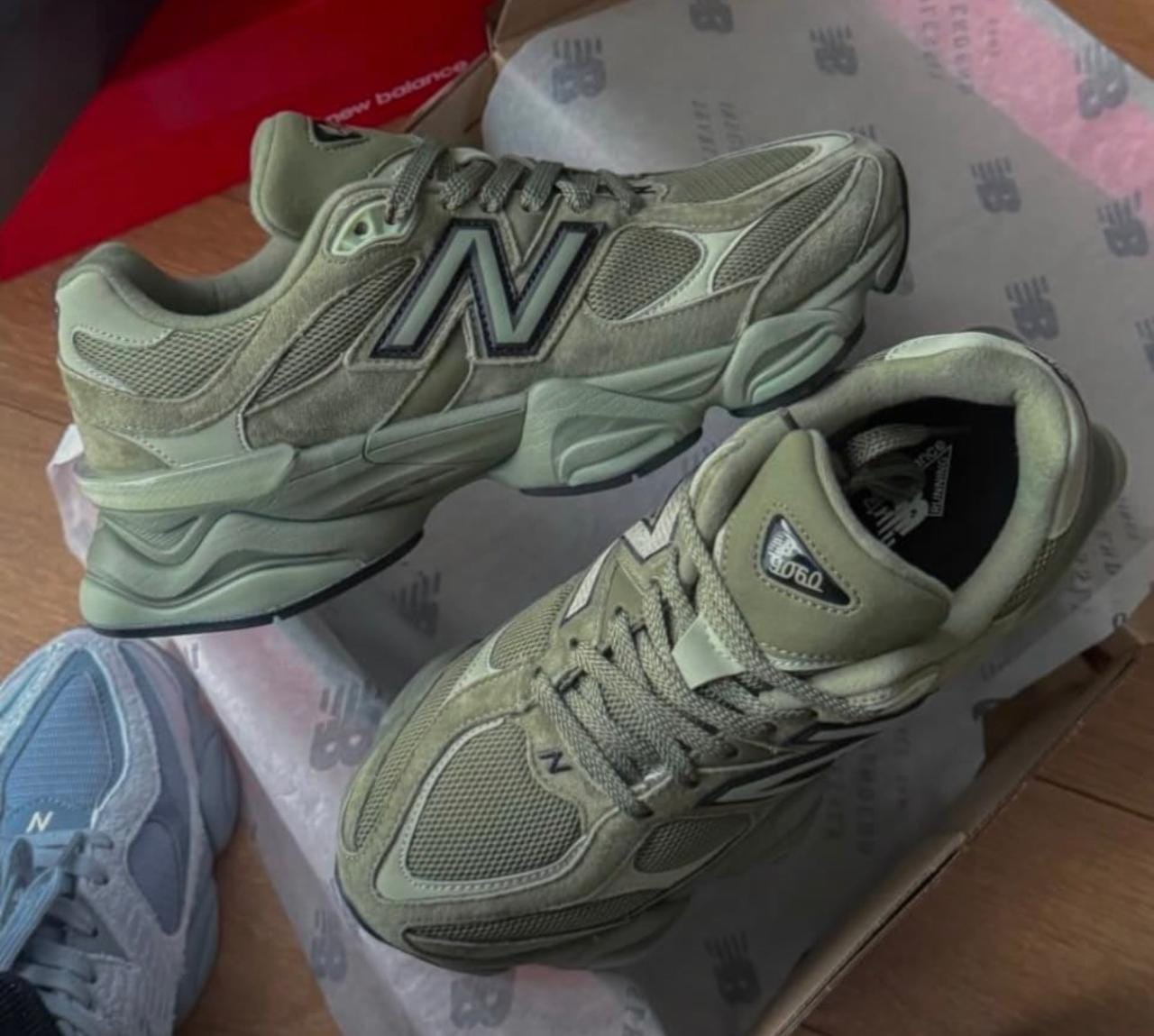New Balance 9060 – Olivine / Olive Green / Castlerock
