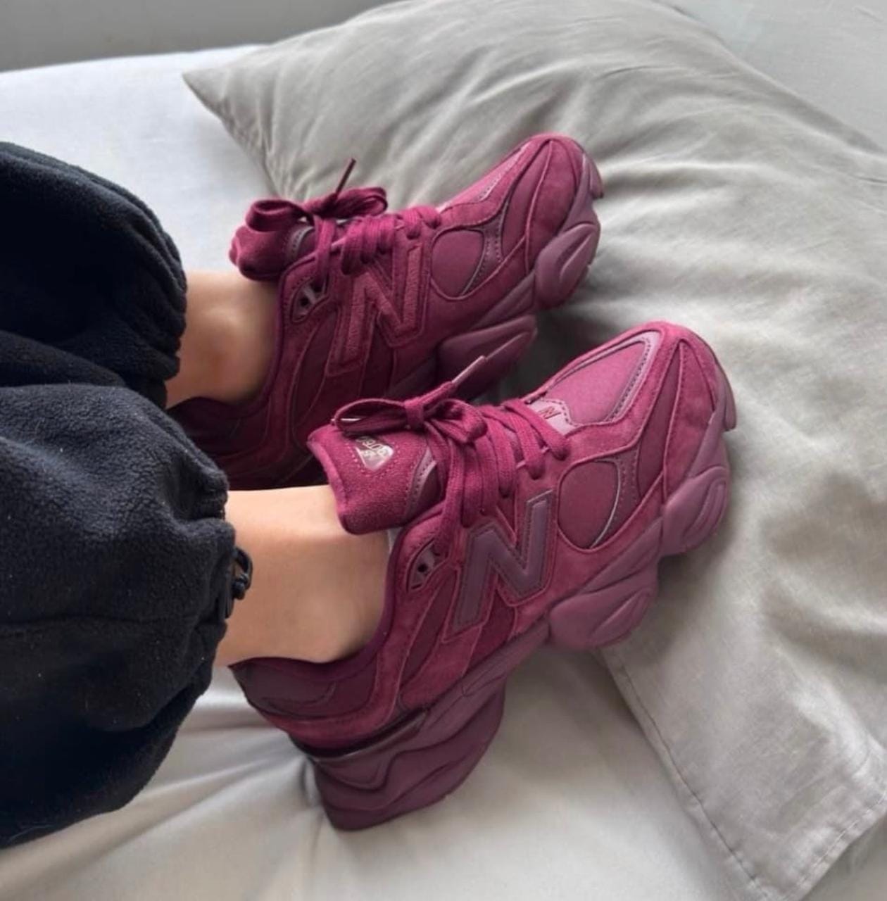 New Balance 9060 – Triple Burgundy / Team Red (Monochrome Burgundy)