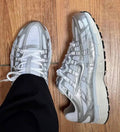 Nike P-6000 – White / Metallic Silver