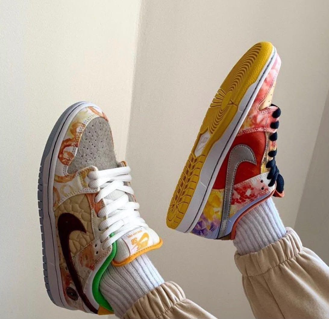 Nike Dunk Low–Style — Multicolour / White / Yellow