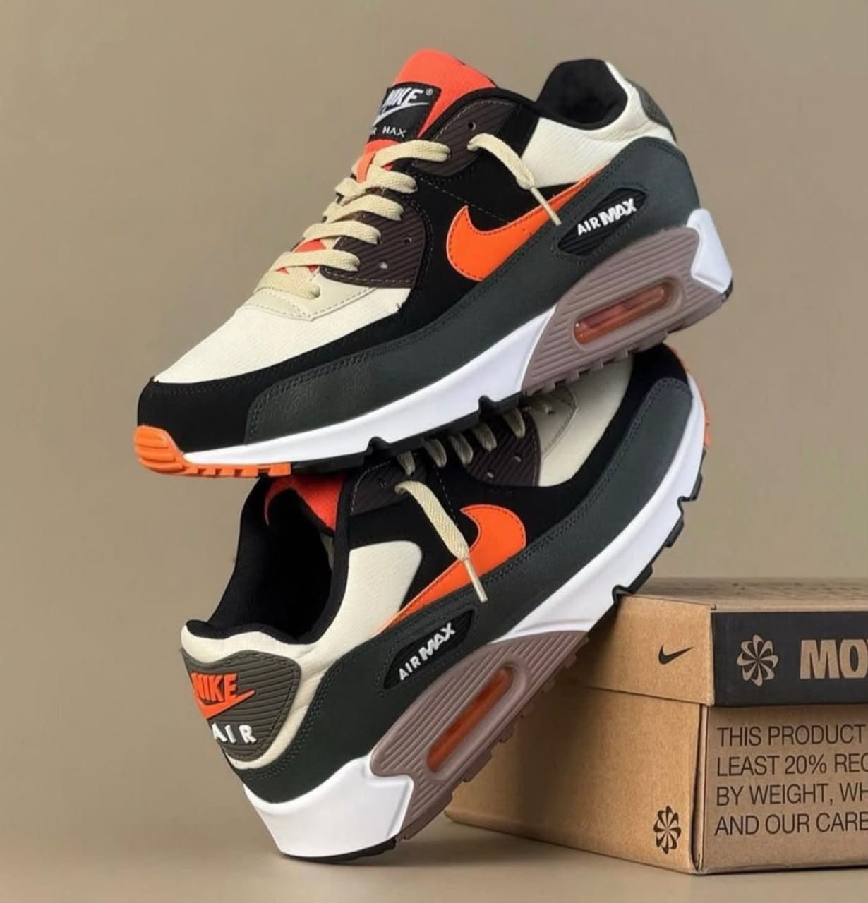 Nike Air Max 90 – Black/Sail/Orange