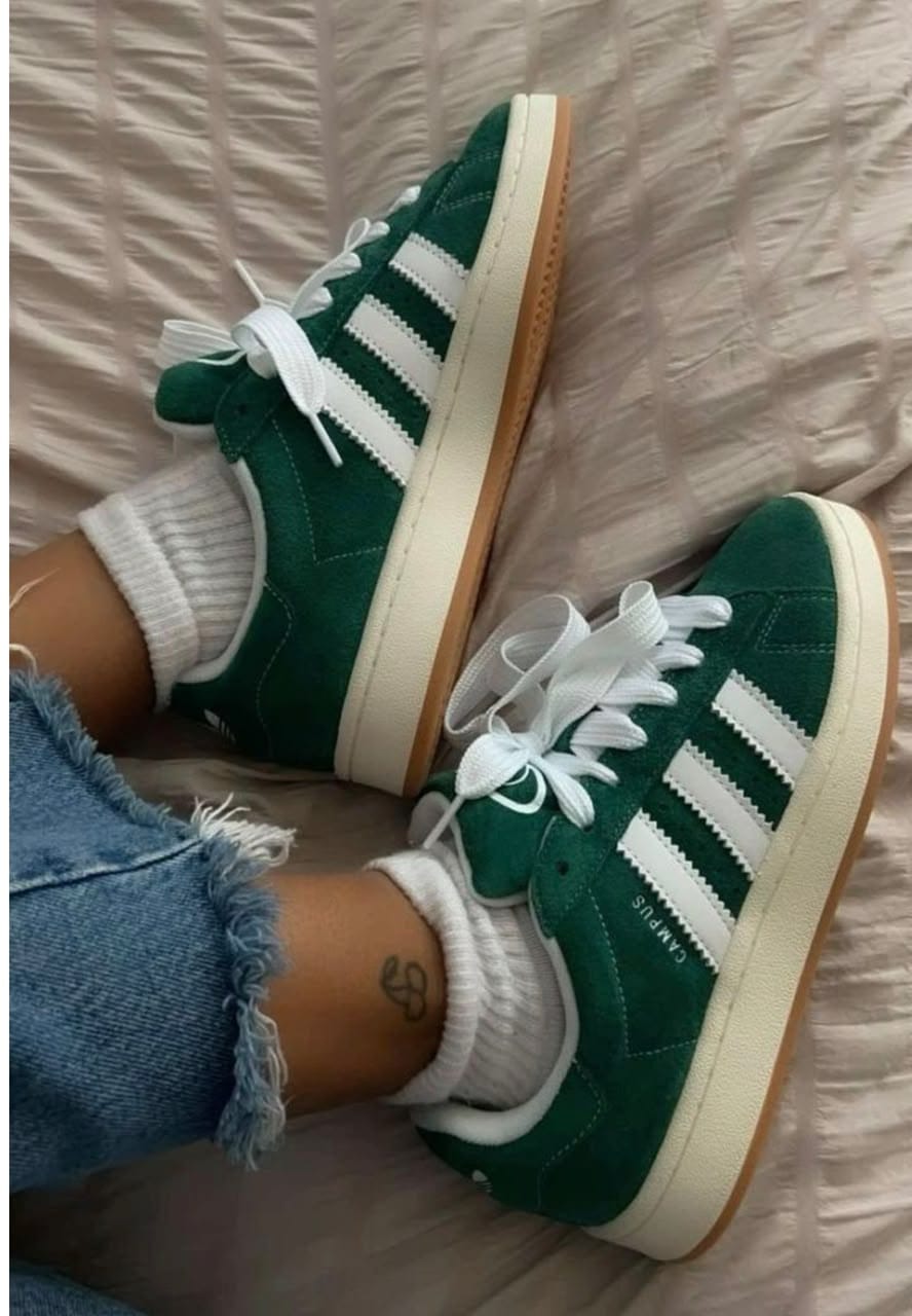 Adidas Campus 00s – Collegiate Green / Cloud White / Off White