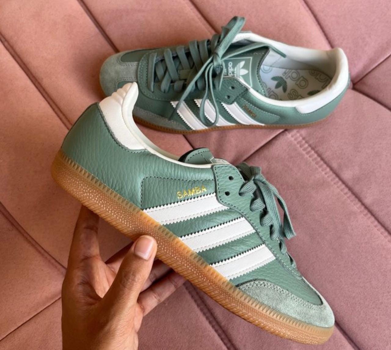 Adidas Samba OG – Wonder Clay Green / Cloud White / Gum