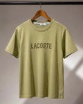 Lacoste Loose Fit Heavy Jersey T-Shirt- Khaki