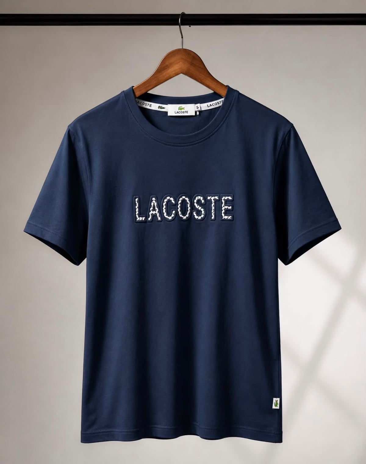 Lacoste Loose Fit Heavy Jersey T-Shirt – Navy Blue