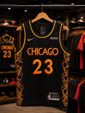 Nike Chicago Bulls 'City Edition' Michael Jordan Jersey – Black/Gold