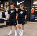 Nike Kids 'In The Zone' Relaxed Jersey 2-Piece Short Set – Black/Blue/Yellow