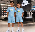 Nike Kids 'In The Zone' Relaxed Jersey 2-Piece Short Set – University Blue