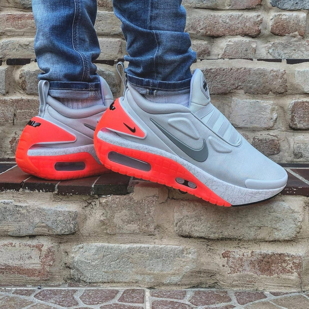 Nike Adapt Auto Max 'Infrared' Power-Lacing Sneaker – Pure Platinum