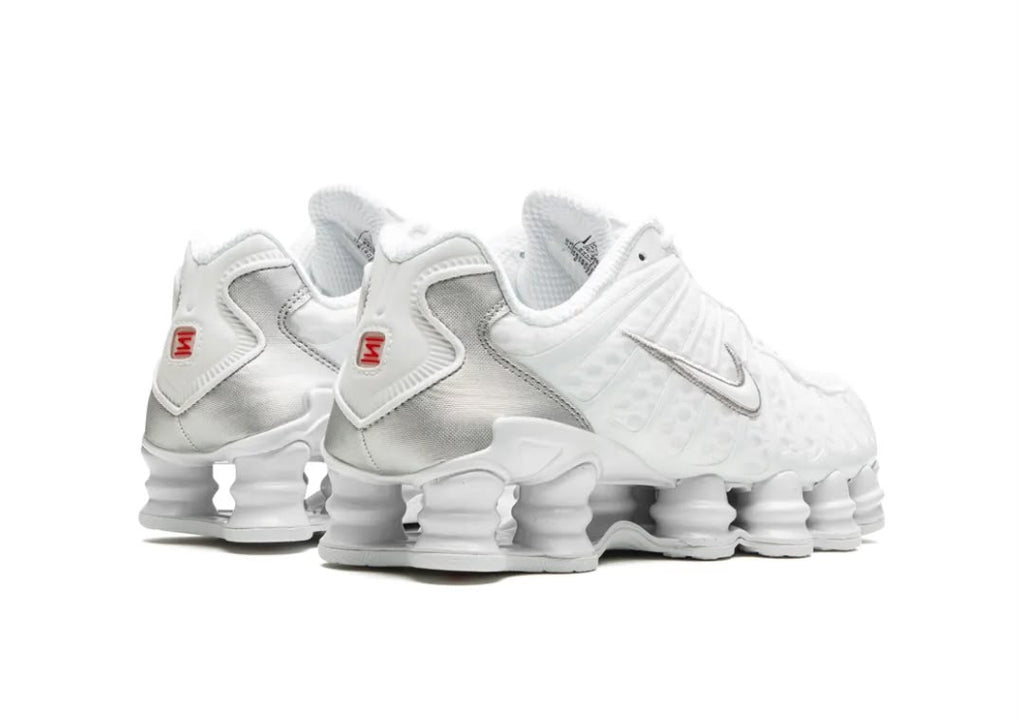 Nike Shox TL 'Metallic Silver' – White/Metallic Silver-Max Orange