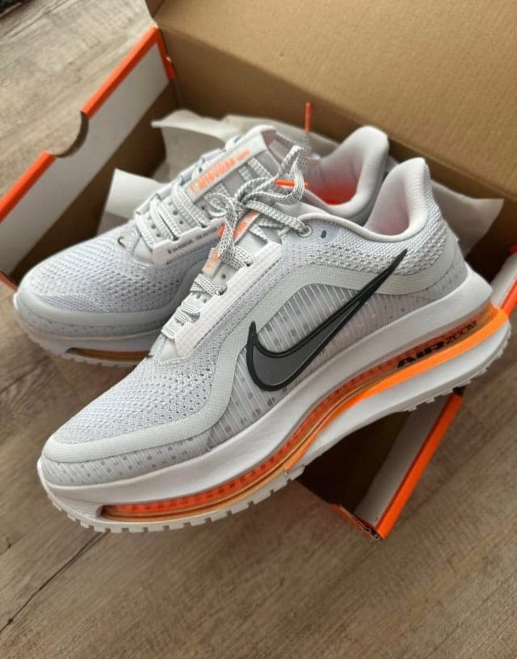 Nike Pegasus Premium 'Airscape' – Football Grey/Total Orange