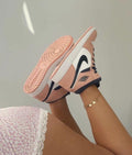 Air Jordan 1 Mid GS 'Pink Quartz' – White/Black/Pink
