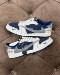 Dior x Air Jordan 1 Low x Travis Scott Custom Concept – 'Navy Blue / Oblique Suede'
