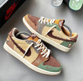 Air Jordan 1 Retro Low OG x Zion 'Voodoo' – Flax/Oil Green/Fauna Brown