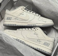 Nike Dunk Low SE 'Multi-Swoosh' – Sail/Light Iron Ore Grey