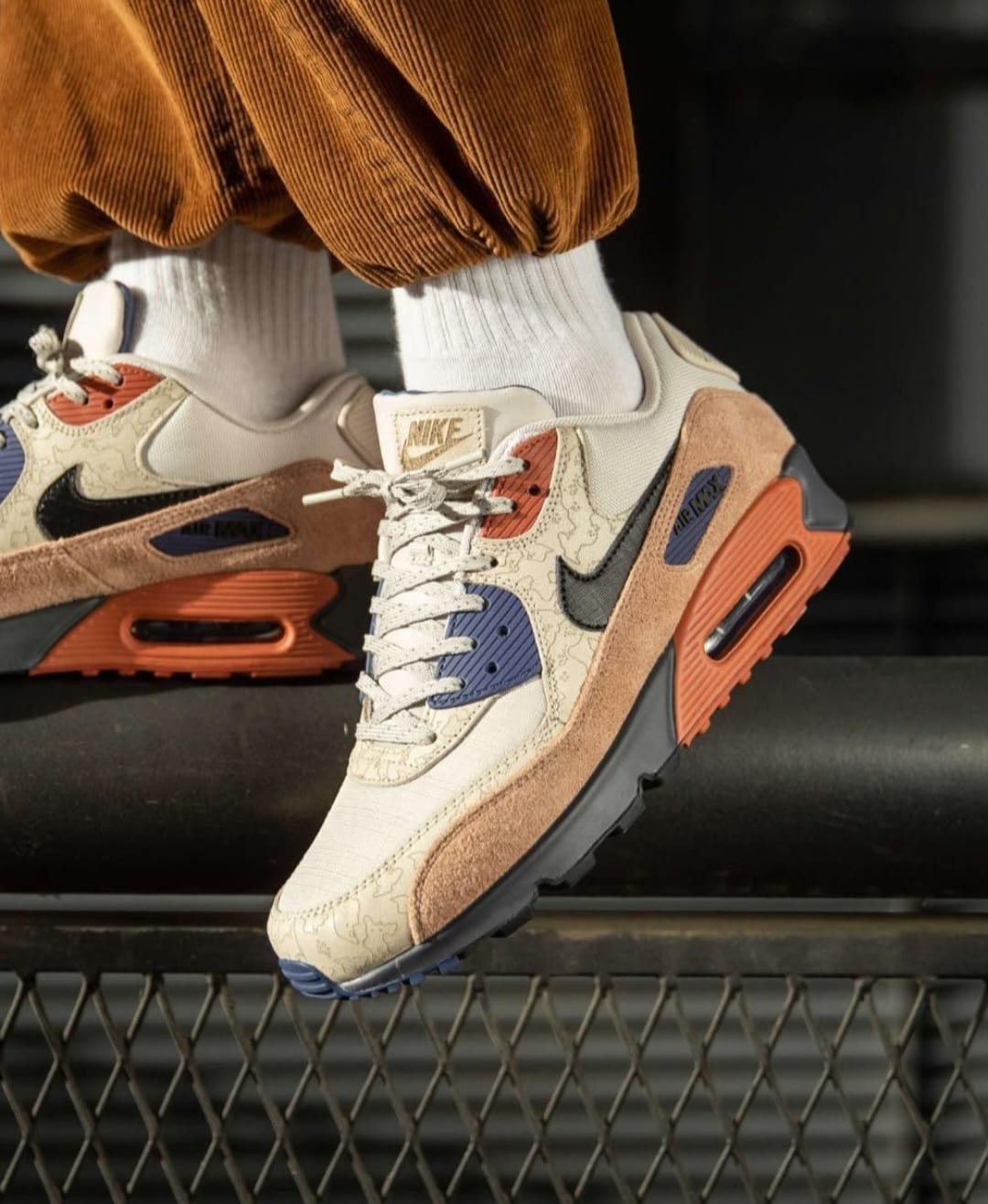 Nike Air Max 90 NRG 'Camowabb' – Desert Sand/Black/Burnt Orange