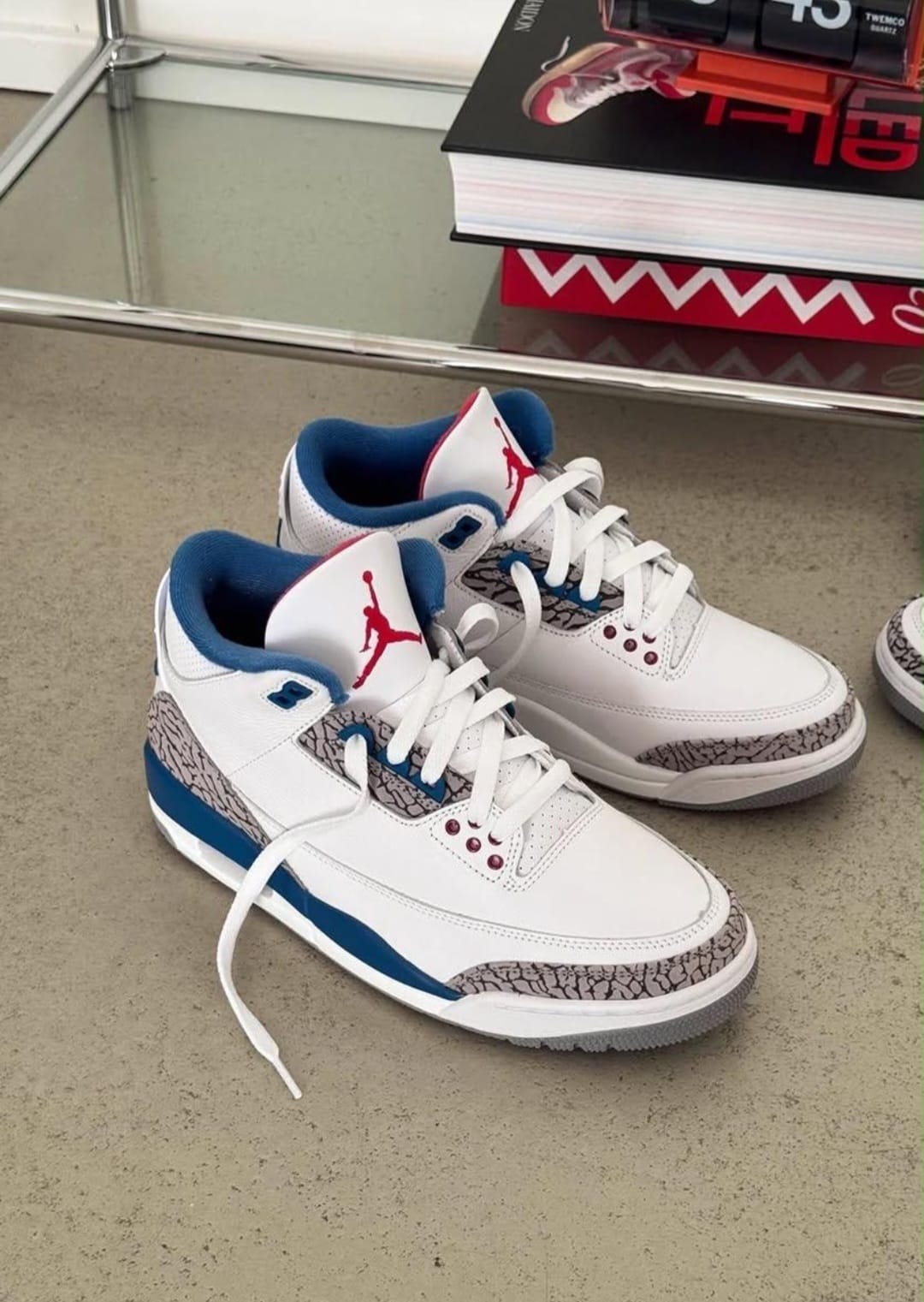 Air Jordan 3 Retro 'Wizards' – White/True Blue/Metallic Copper