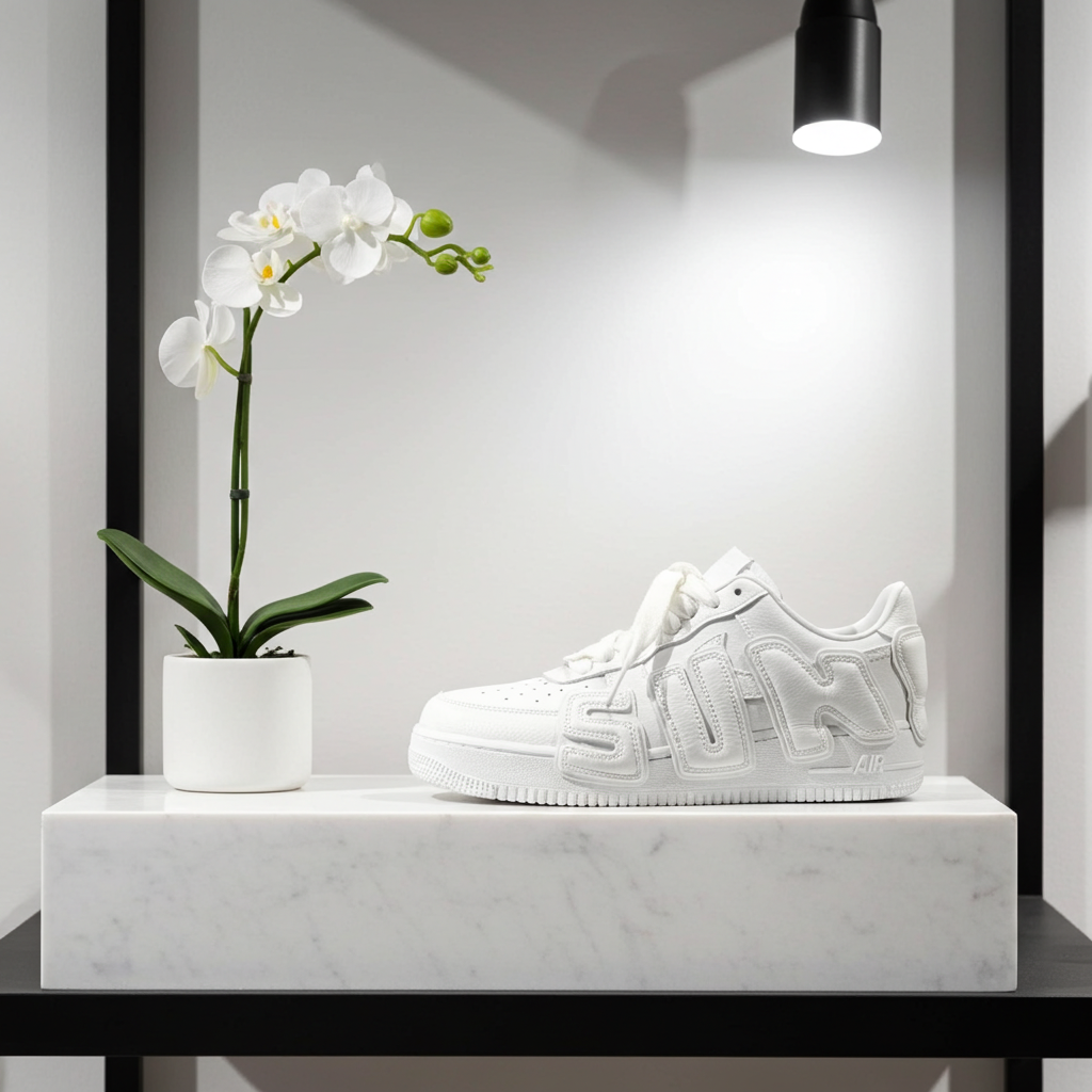 Nike Air Force 1 Low x CPFM 'Sunshine' – Triple White/Light Bone