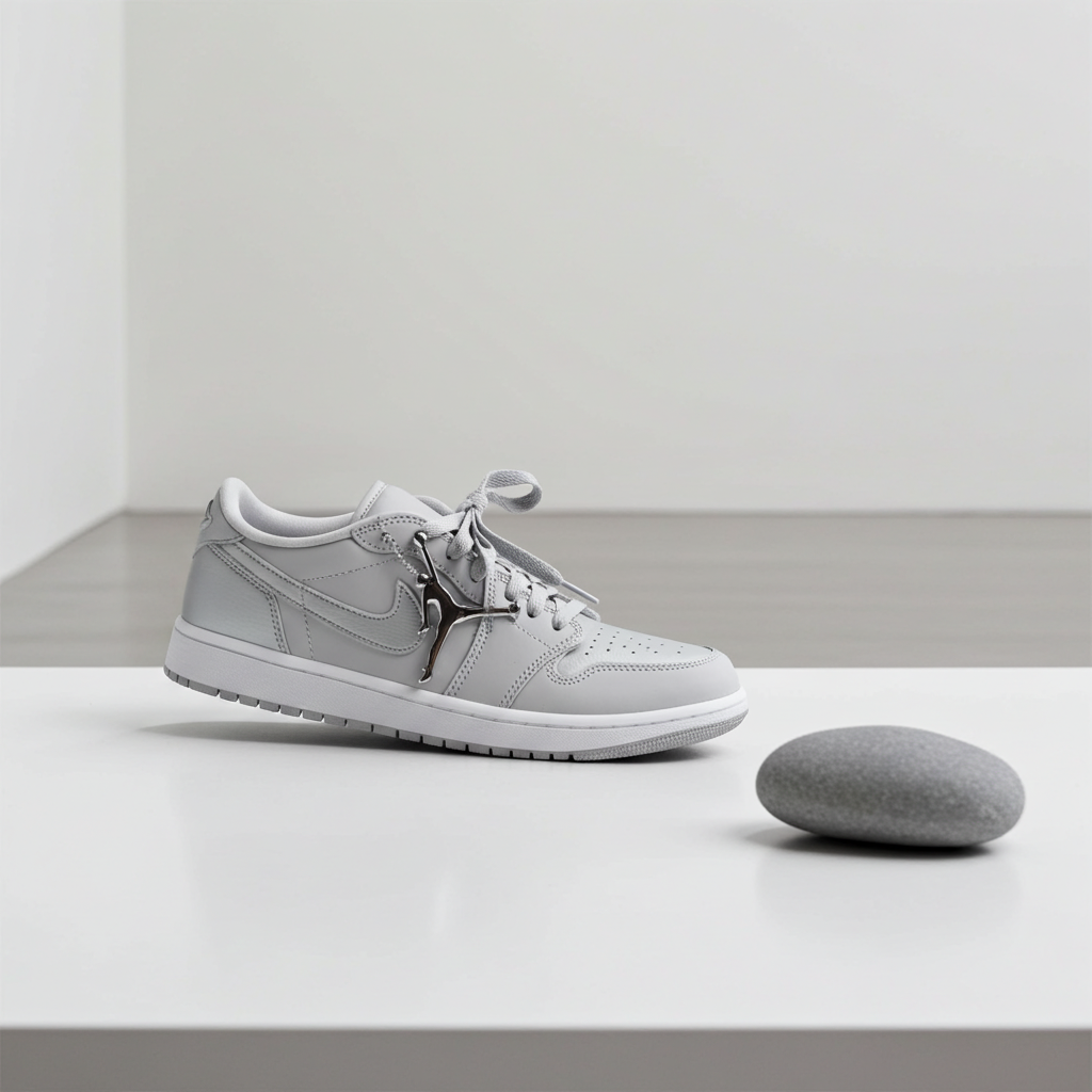 Nike Air Jordan 1 Low OG 'Metallic Silver' – Neutral Grey/Chrome
